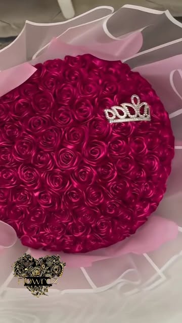 شاخه گل رز سرخابی ۸۰ شاخه